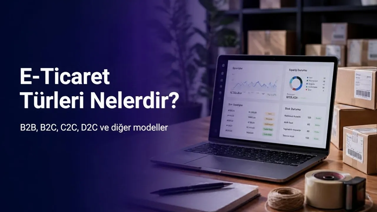 E-Ticaret Türleri Nelerdir? B2B, B2C, C2C, D2C ve Diğer Modeller