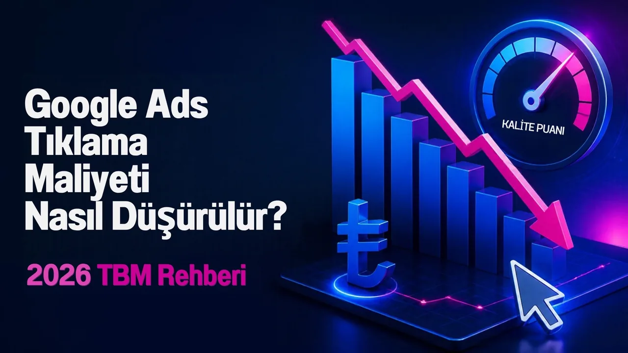 Google Ads Tıklama Maliyeti (TBM) Nasıl Düşürülür? 2026 Rehberi