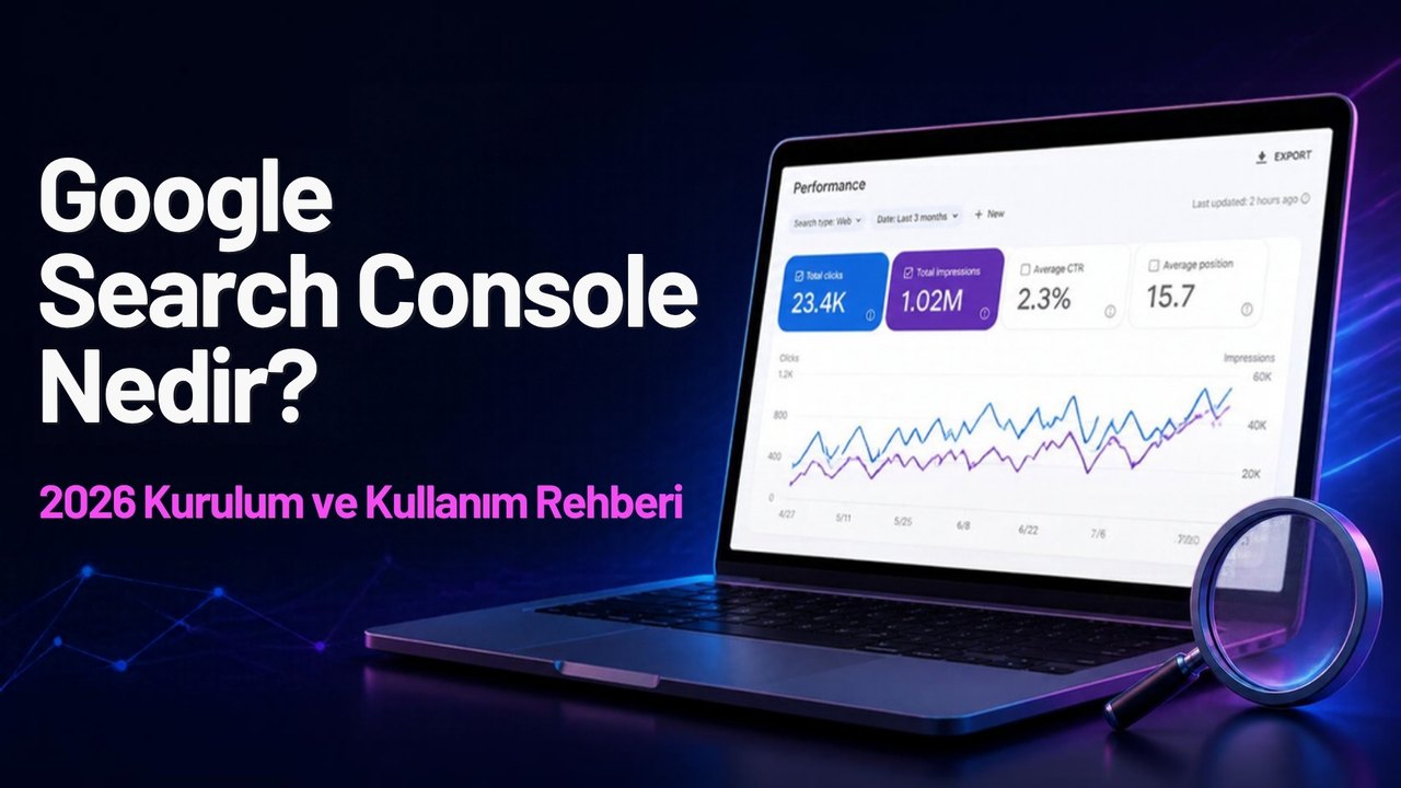 Google Search Console Nedir, Nasıl Kullanılır? 2026 Rehberi