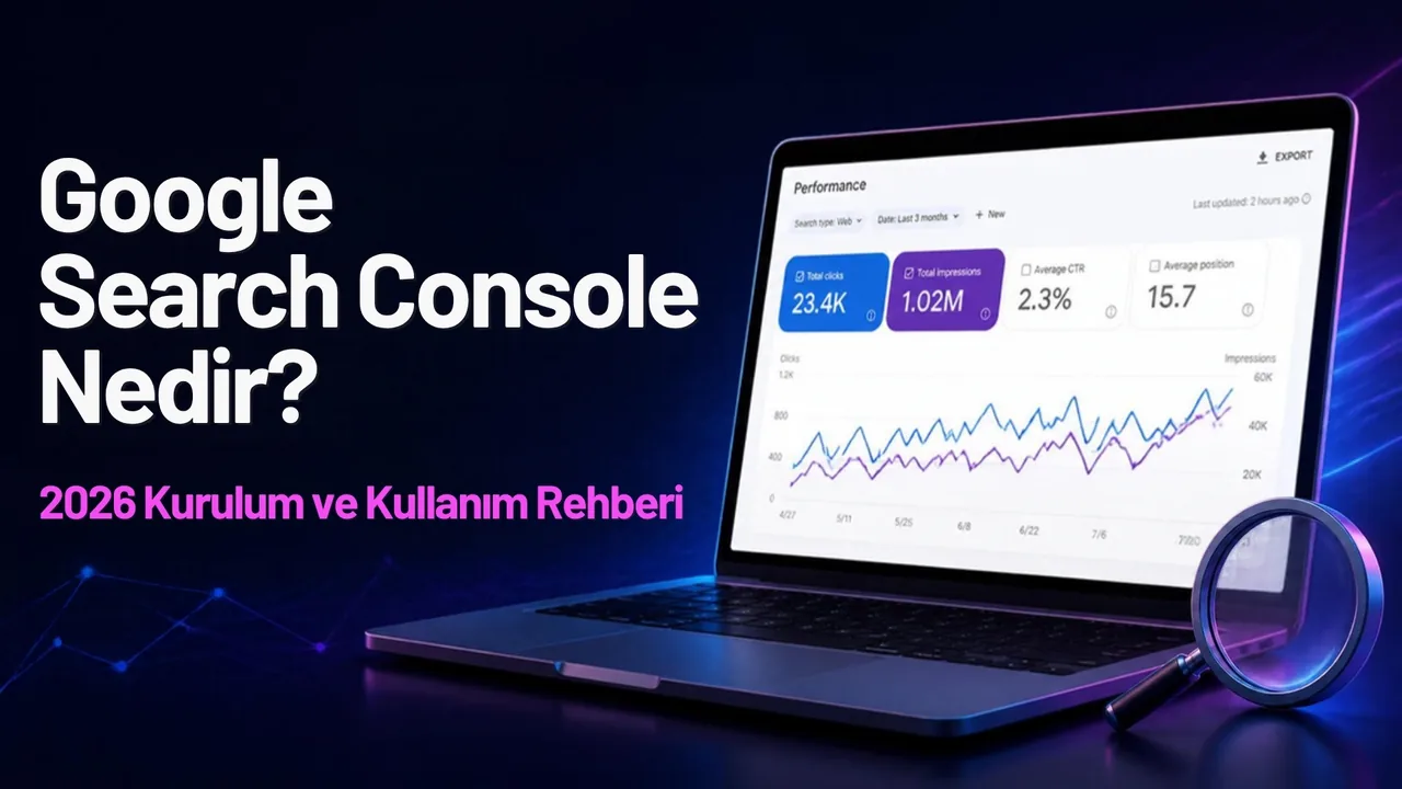 Google Search Console Nedir, Nasıl Kullanılır? 2026 Rehberi
