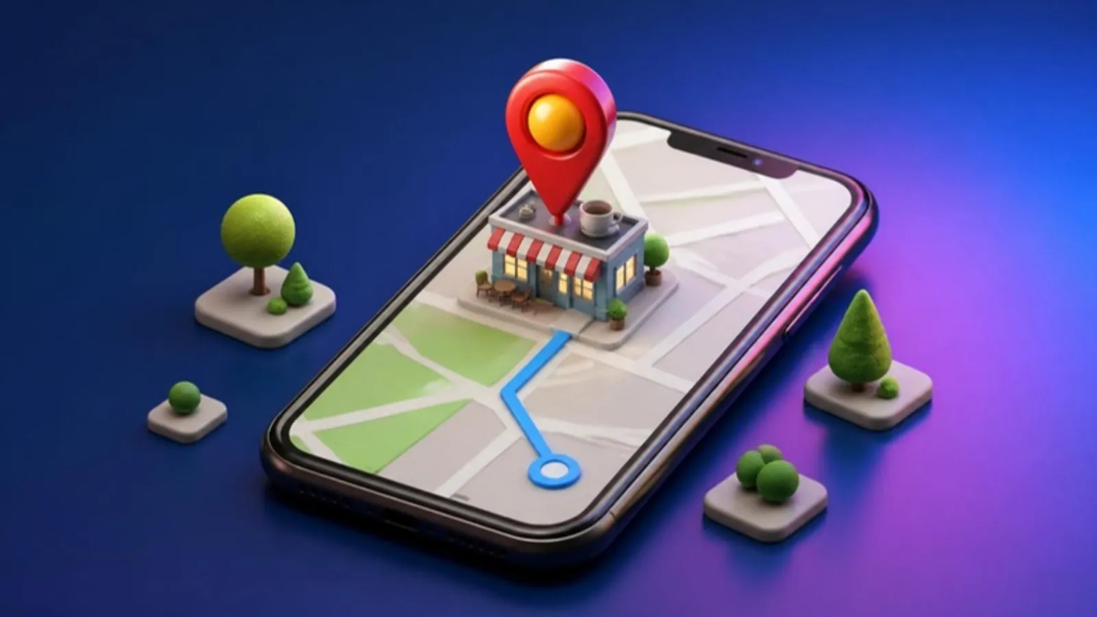 Yandex harita kaydı: telefondaki haritada işaretli işletme ve yol tarifi